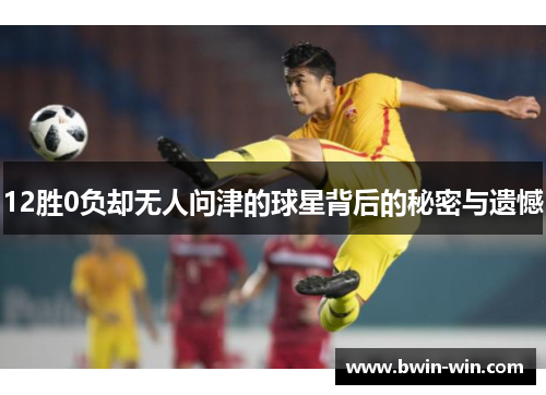 12胜0负却无人问津的球星背后的秘密与遗憾