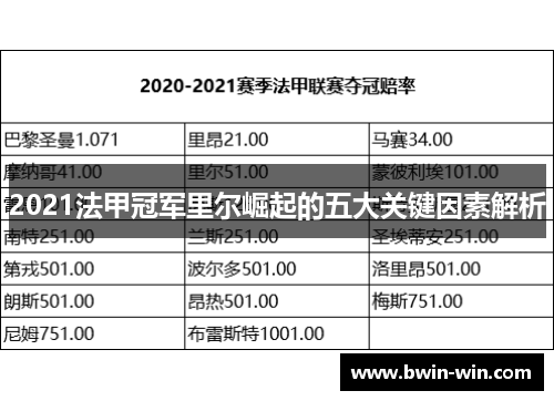 2021法甲冠军里尔崛起的五大关键因素解析 2021法甲冠军里尔崛起的五大关键因素解析